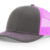 Charcoal/Neon Pink