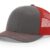Charcoal/Red