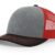 Heather Grey/Red/Black