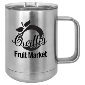 Polar Camel 15 oz. Stainless Steel Vacuum Insulated Mug with Slider Lid