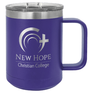 Polar Camel 15 oz. Purple Vacuum Insulated Mug with Slider Lid