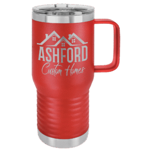 Polar Camel 20 oz. Red Vacuum Insulated Travel Mug with Slider Lid