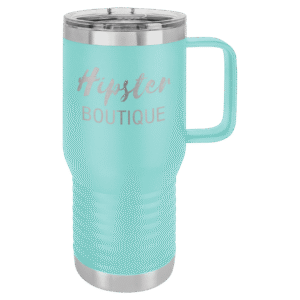 Polar Camel 20 oz. Teal Vacuum Insulated Travel Mug with Slider Lid