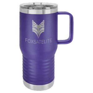 Polar Camel 20 oz. Purple Vacuum Insulated Travel Mug with Slider Lid