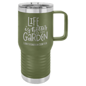 Polar Camel 20 oz. Olive Green Vacuum Insulated Travel Mug with Slider Lid