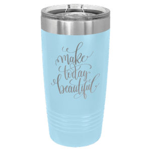 Polar Camel 20 oz. Light Blue Ringneck Tumbler with Slider Lid