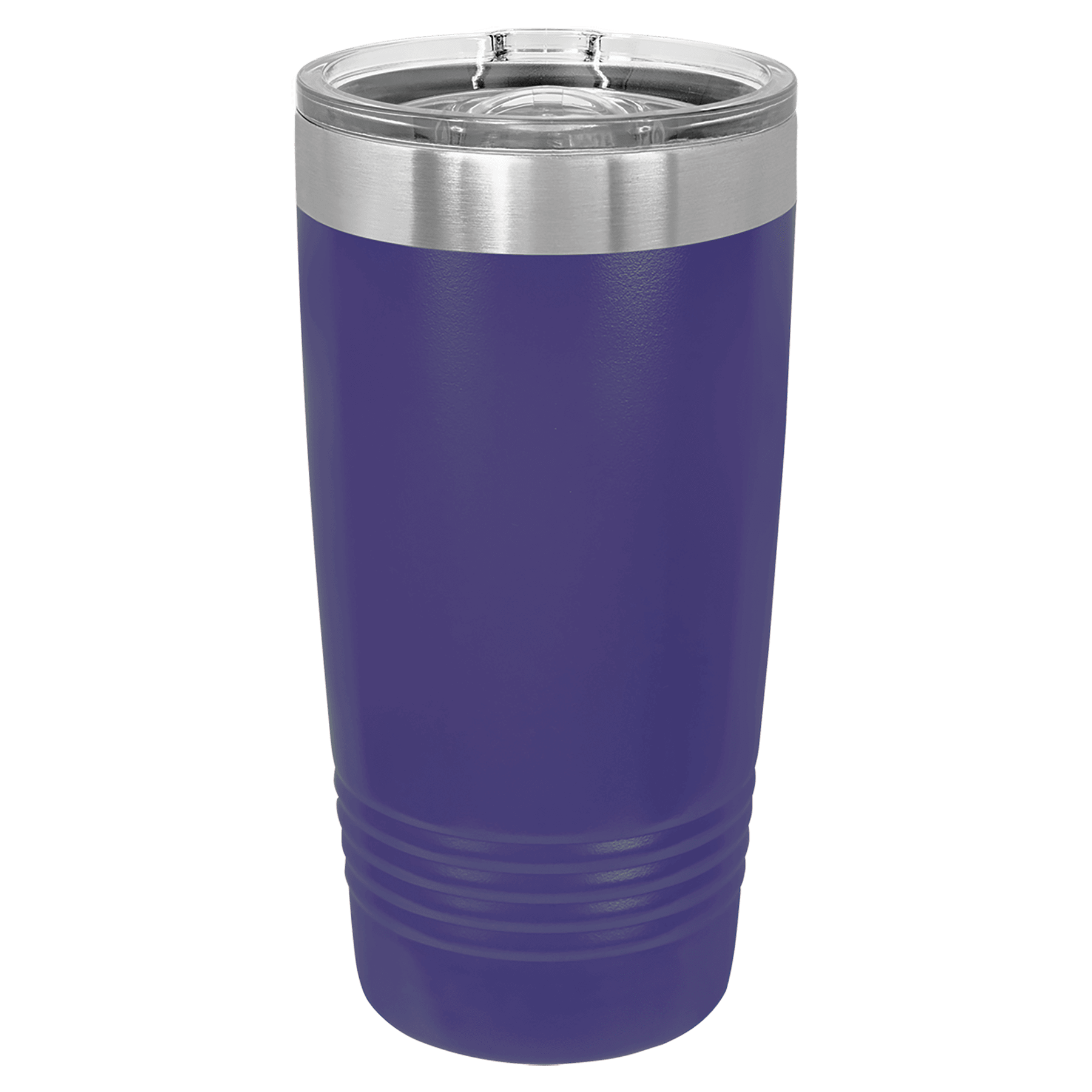 Polar Camel 20 oz. Purple Ringneck Tumbler with Slider Lid - Image 2