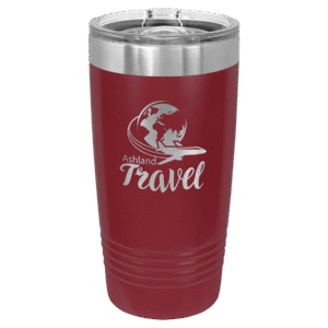 Polar Camel 20 oz. Maroon Ringneck Tumbler with Slider Lid