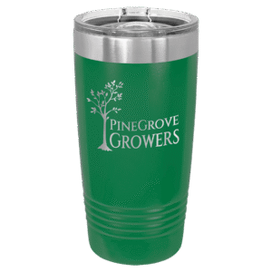 Polar Camel 20 oz. Green Ringneck Tumbler with Slider Lid