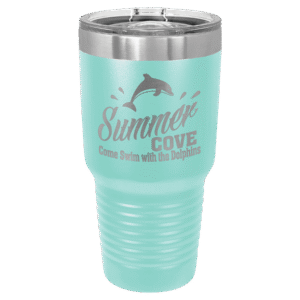 Polar Camel 30 oz. Teal Ringneck Tumbler with Slider Lid