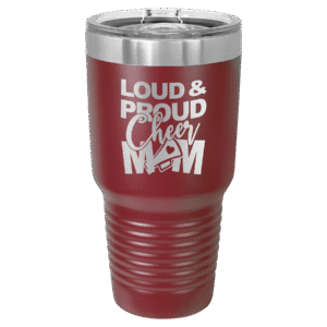 Polar Camel 30 oz. Maroon Ringneck Tumbler with Slider Lid