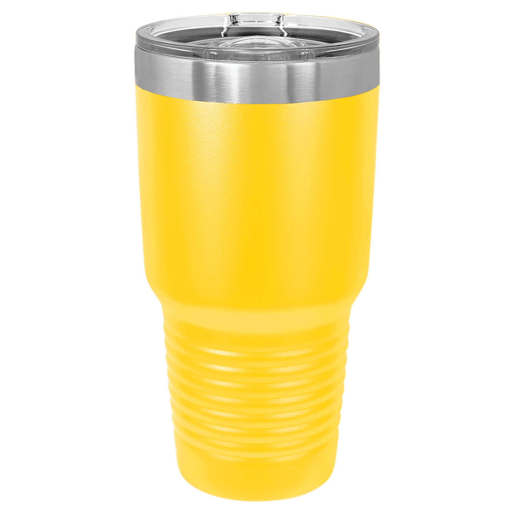 Polar Camel 30 oz. Yellow Ringneck Tumbler with Slider Lid - Image 2