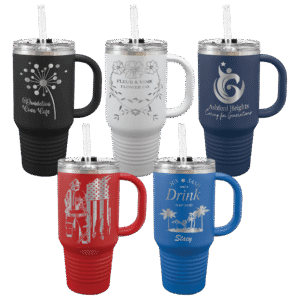 Polar Camel 32 oz. Travel Mug with Snap Lid and Straw Sample Set