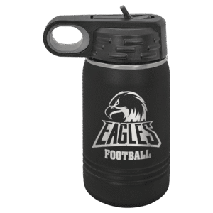 Polar Camel 12 oz. Black Water Bottle