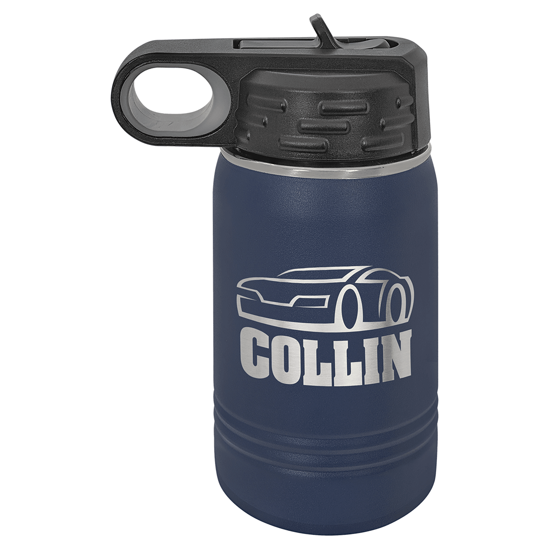 Polar Camel 12 oz. Navy Blue Water Bottle