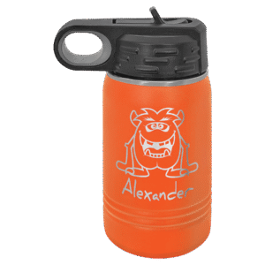 Polar Camel 12 oz. Orange Water Bottle