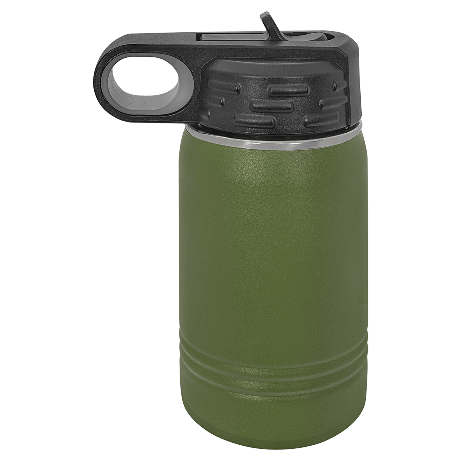 Polar Camel 12 oz. Olive Green Water Bottle - Image 2