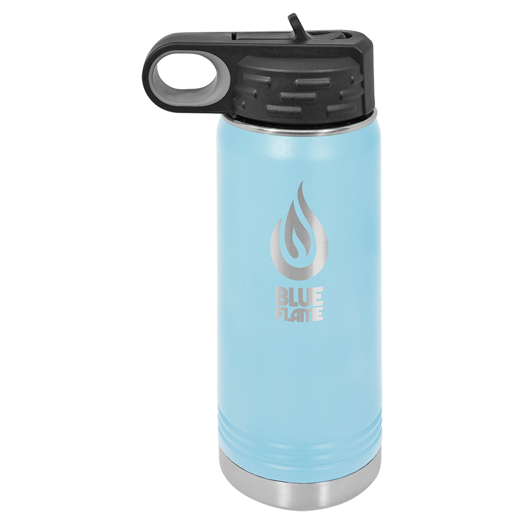 Polar Camel 20 oz. Light Blue Water Bottle