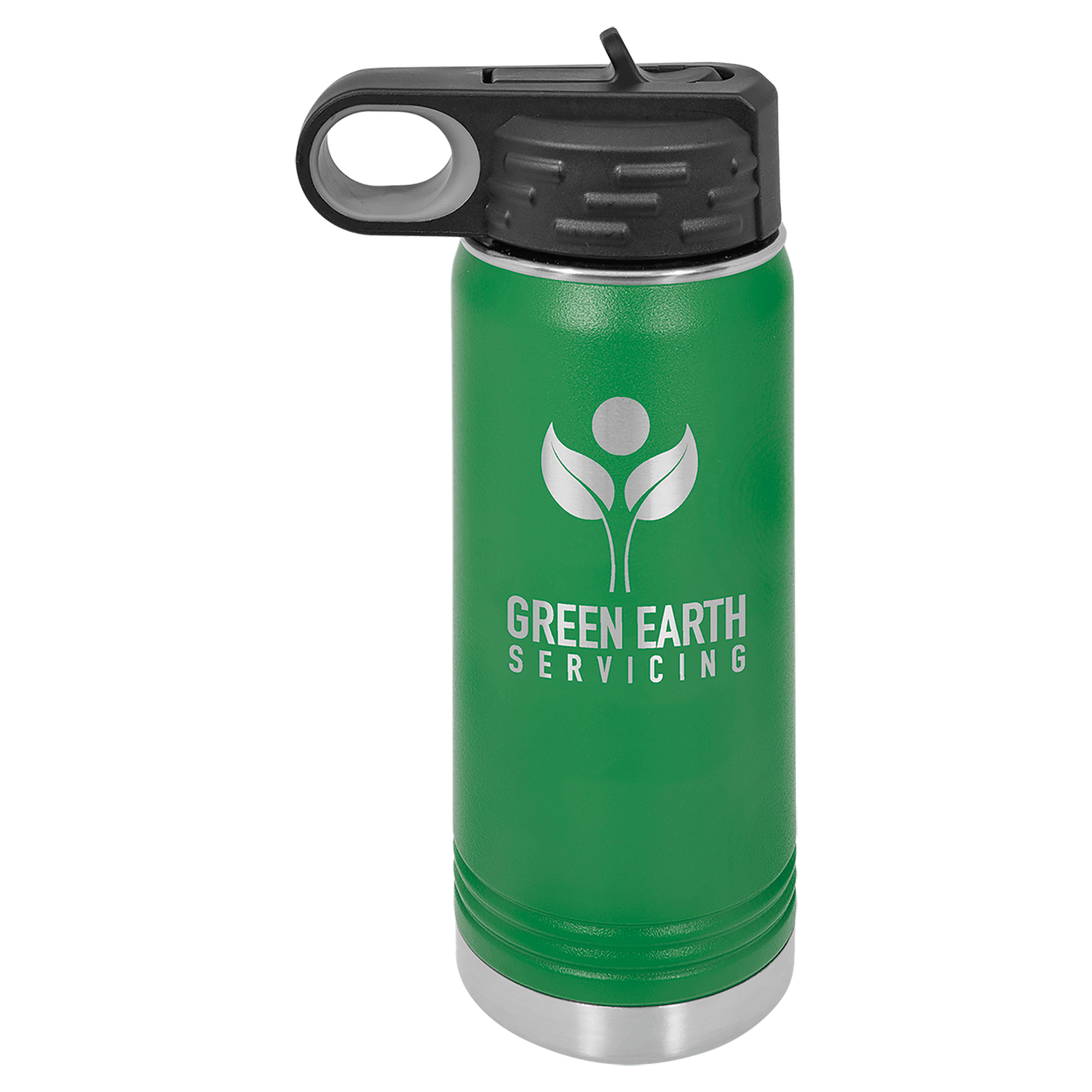 Polar Camel 20 oz. Green Water Bottle