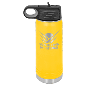 Polar Camel 20 oz. Yellow Water Bottle