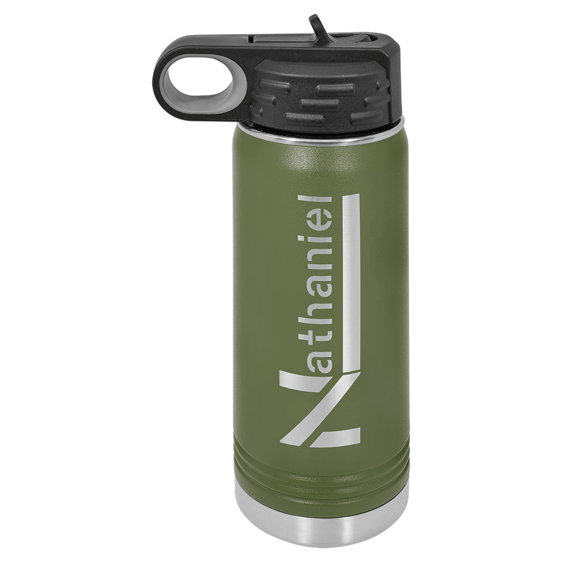 Polar Camel 20 oz. Olive Green Water Bottle
