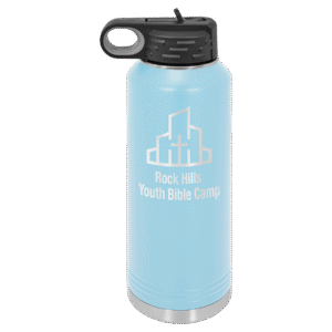 Polar Camel 40 oz. Light Blue Water Bottle